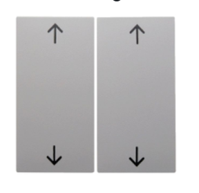 Berker Wippe m.Aufdruck Symbol Pfeile