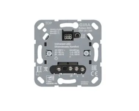 GIRA 540100 S3000 Uni-LED-Dimmeinsatz Komfort Einsatz